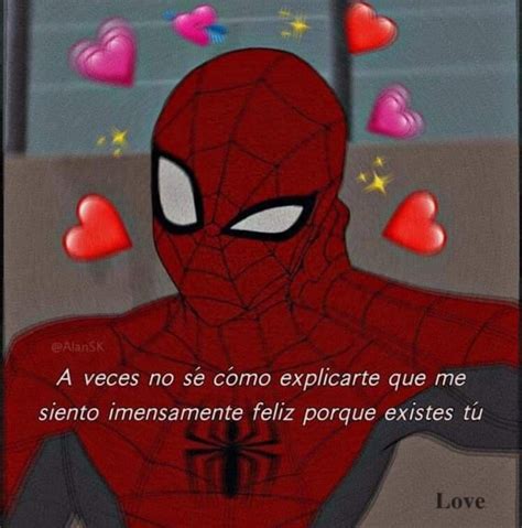 frases de amor spiderman|mensajes de spiderman.